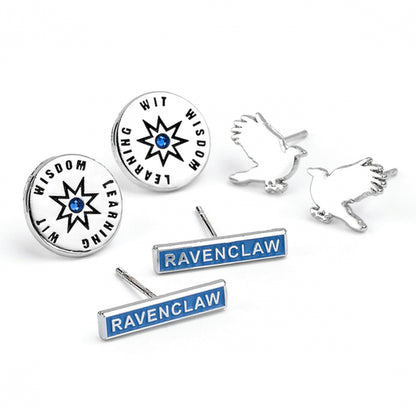 Set pendientes Harry Potter Ravenclaw simbolos