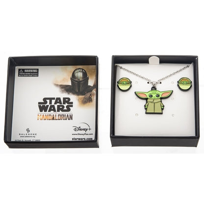 Set pendientes y colgante Star Wars The Mandalorian The Child Grogu