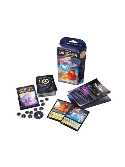 Starter Deck Display (12 Unidades) Lorcana The First Chapter - Disney - Inglés - Ravensburger