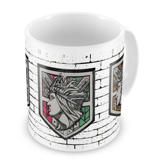 Taza Attack on Titan -Wall Emblem