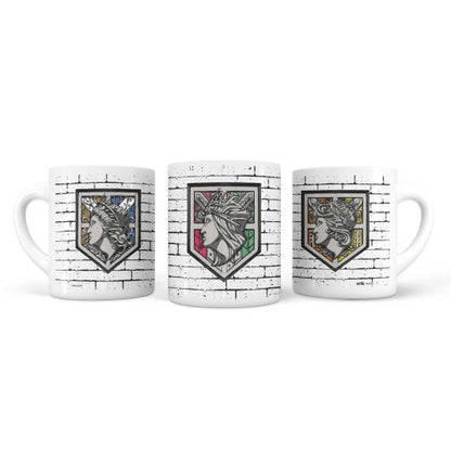 Taza Attack on Titan -Wall Emblem