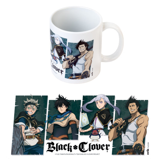 Taza Black Clover Asta, Yuno, Noelle y Yami