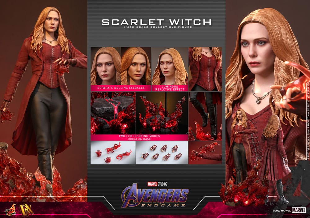 Vengadores: Endgame Figura DX 1/6 Scarlet Witch 28 cm