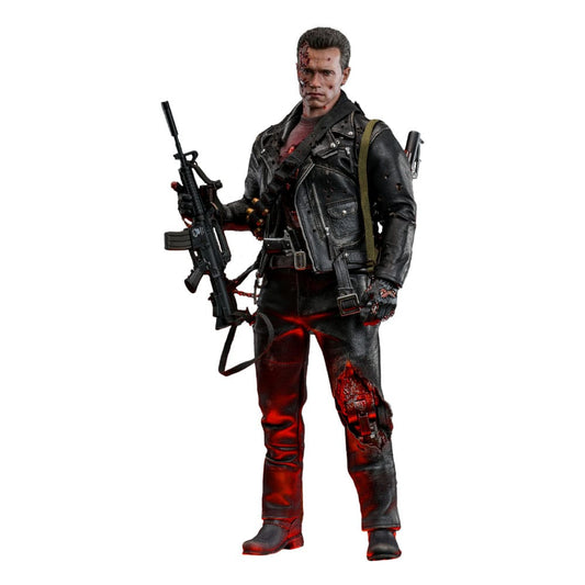 Figura Terminator 2  1/6 Movie Masterpiece T-800 Battle Damaged Version 2.0 32 cm