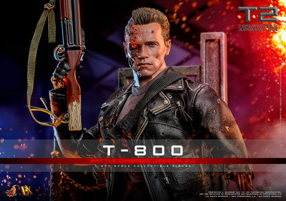 Figura Terminator 2  1/6 Movie Masterpiece T-800 Battle Damaged Version 2.0 32 cm